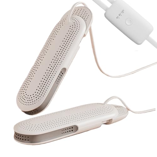 Yplkm Secadores de Zapatillas - Secador de Zapatos Portátil para Botas de Trabajo,Equipo Doméstico de Calor Uniforme para Interior Exterior Adultos Deportistas Viajeros Hombres Mujeres