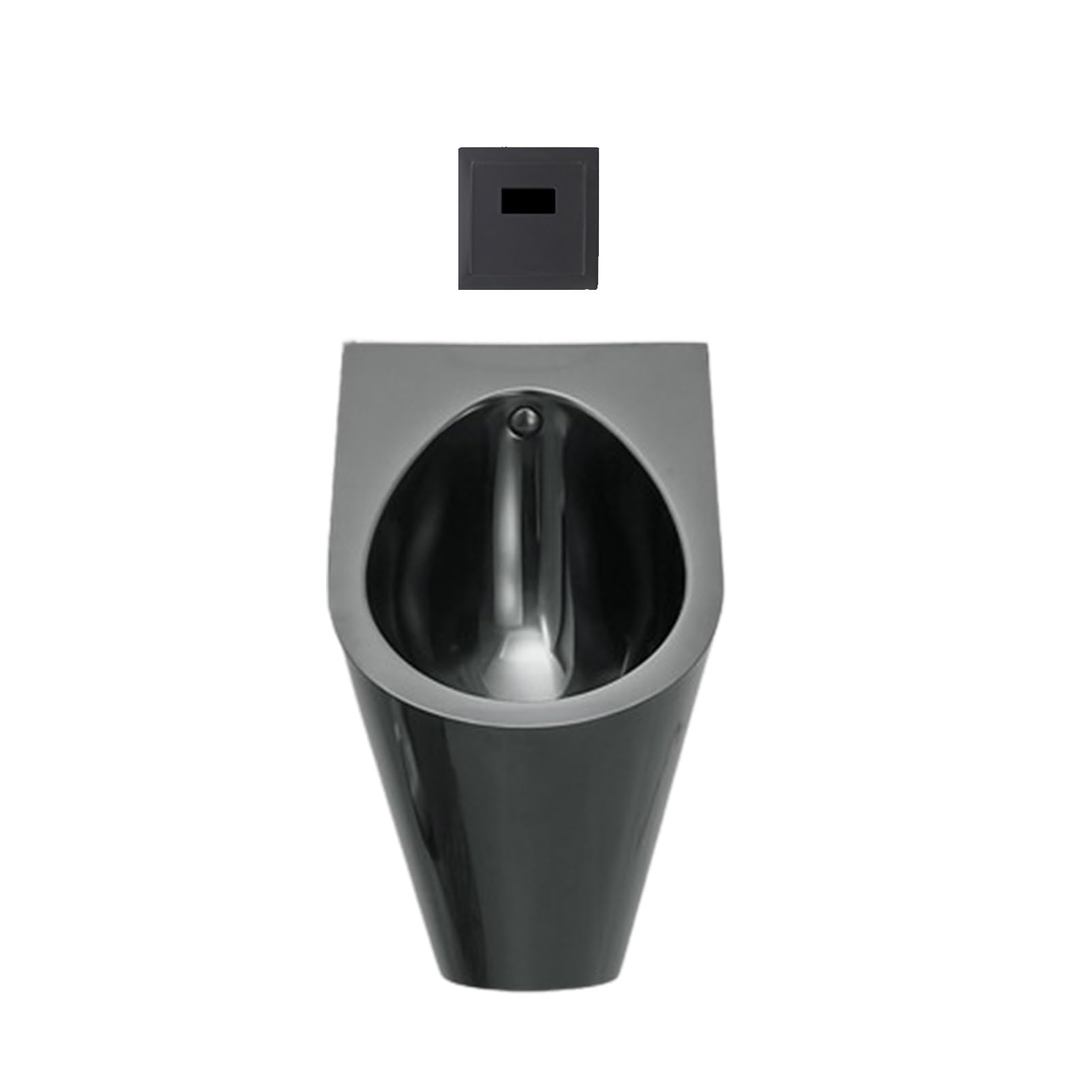 GTHTUHFD Urinal, 304 Stainless Steel Urinals, Wall-Mounted Induction Urinal, High-Efficiency Flushing Urinal, Toilet Splash-Proof Urinal, Shopping Mall/Hotel/Public Toilet,