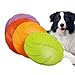 YINKE 犬 おもちゃ フリスビー ペットおもちゃ ソフトフライングディスク歯耐性 ゴム 運動不足解消 知能訓練 小型犬/中型犬/大型犬に適応 4個セット