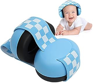 Silent Protect Baby Ear Defender Earmuffs and Protectors Baby Kids Noise sound reduction Cancelling muffs protection, Infant Hearing Protection Soft adjustable headband for Toddlers, 03 - 36 Months