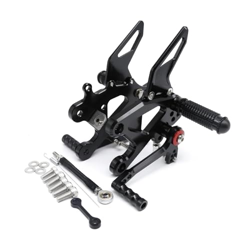 Repose-Pieds Arrière Moto Aluminium pour Suzuki GSX-S 1000 Cale Pied Passager 2015-2023