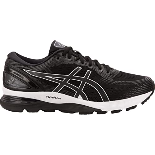 ASICS Gel-Nimbus 21 Men's Running Shoe, Black/Dark Grey, 7 D US
