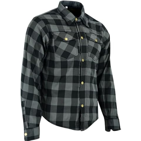 Speed MaxX Grey/Black Kevlar Motorbike Shirt Cover