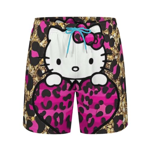 HelloKitty キティー　ビキニ　日焼けガングロキティー　豹柄　水着 HelloKitty キティー ビキニ 日焼けガングロキティー 豹柄 水着