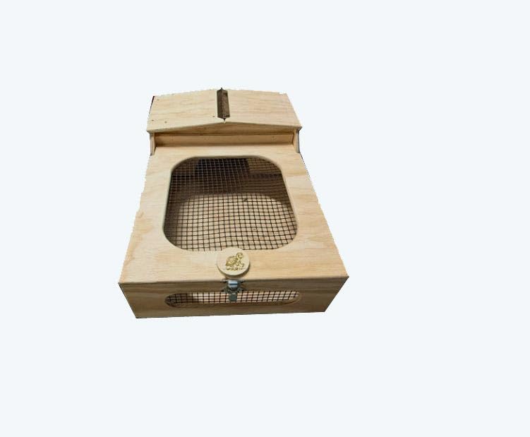 Casetta teca terrario tartarugario casa per taratarughe tartaruga di terra rettili recinto recinzione gabbia trasportino 60x40x23h box scatola cassetta box per animali lumache