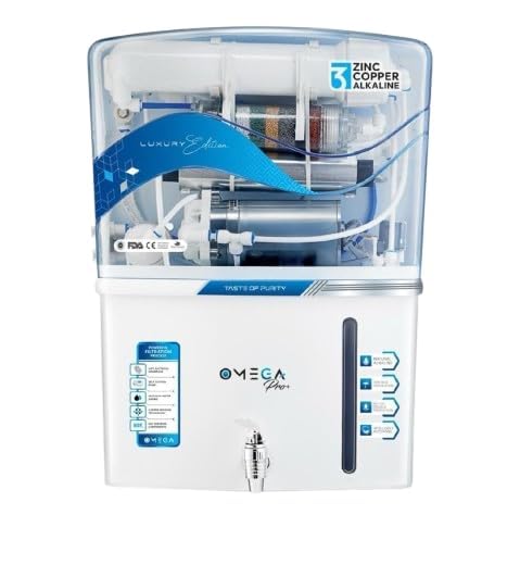 Aqua Omega 12L Water Purifier with RO + UV + UF + TDS Control + UV Purified Water Purifier Fully Automatic Machine, Best For Home/Office Purpose | 12 Liter Storage Tank-image-9