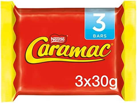 Caramac Caramel Flavoured Chocolate Bar Multipack, 24 x 3 x 30 g