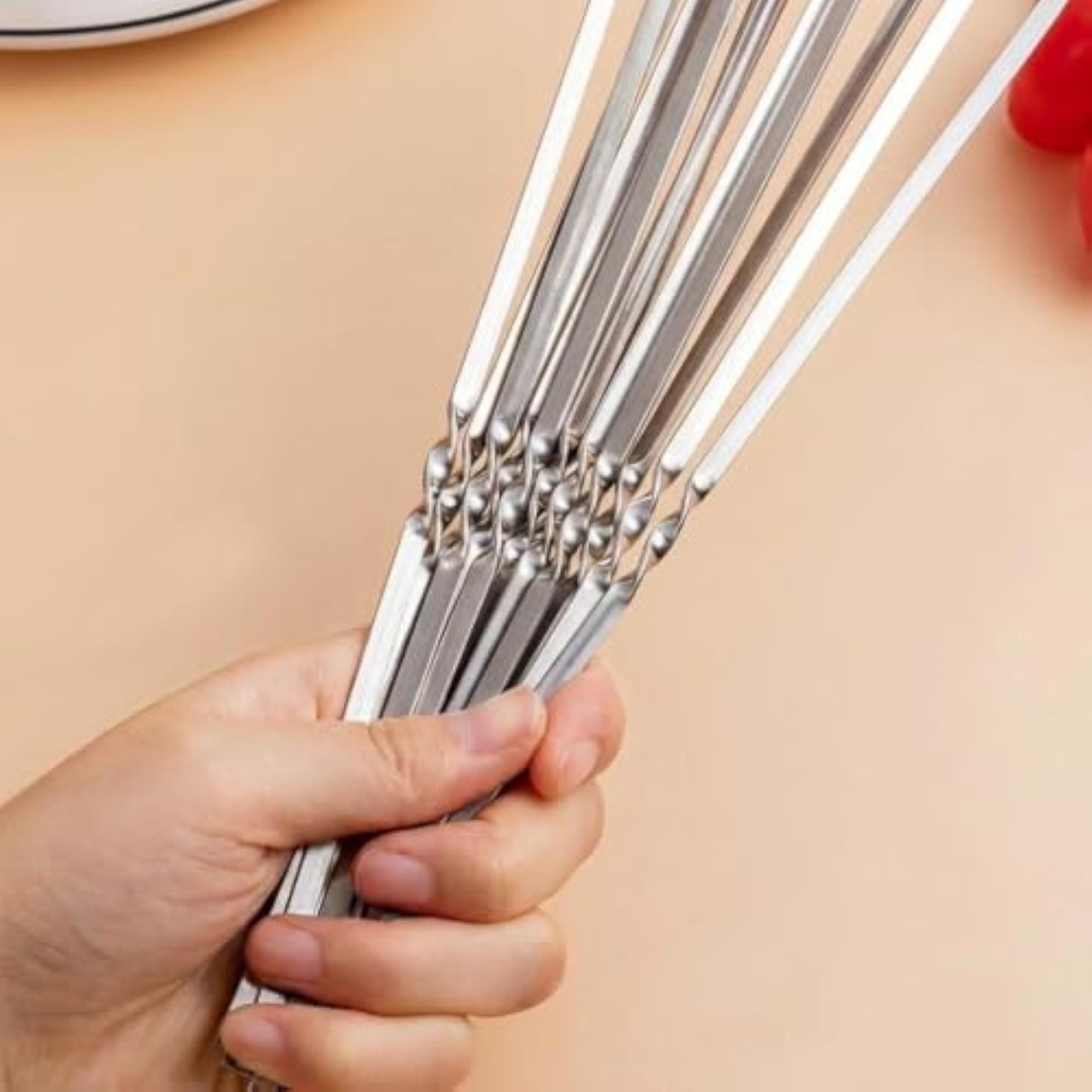 Barbecue Skewers Set for Grilling and Cooking