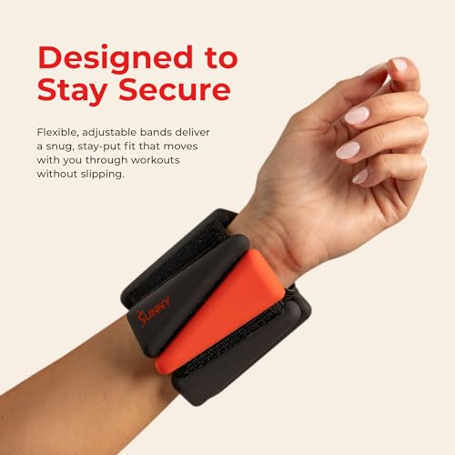 Sunny Health & Fitness Adjustable Silicone 2 LB Pair Wrist & Ankle Weights - image 5