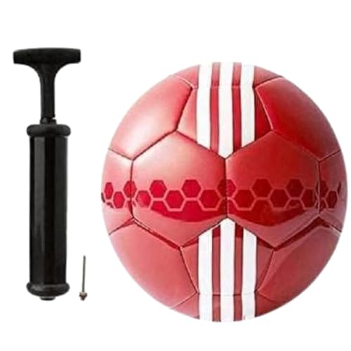 JTC Hand Stitched World Cup Qatar 2023 New Addition Football with Air Pump Size & Wet Ground, & Artifical Turf, International Match Ball, Size - 5 Pump & Pin Multicolor