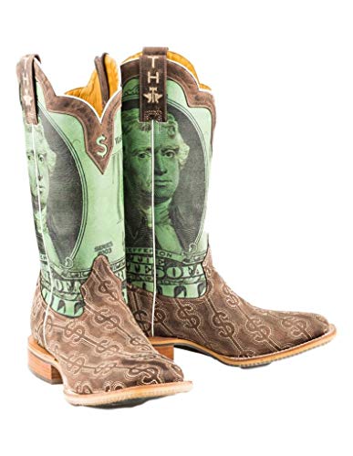 Tin Haul Boots Take The Money and Run Square Toe Boots2