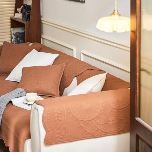 Housse de canapé extensible gris protection canapé d'angle en L - 8