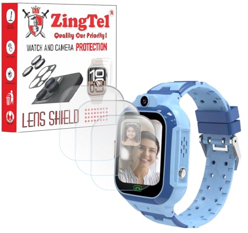 Image of 3 Pack Screen Protector Compatible With Sekyo Carepal Pro 4G Kids Smart Watch TPU Screen Guard Not a Tempered Glass