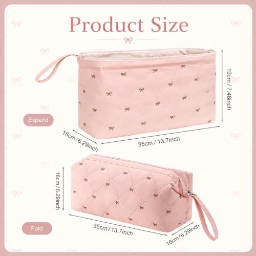 Image of MAYCREATE Travel Hair Tools Bag Large Quilted Dryer Curling Iron Case