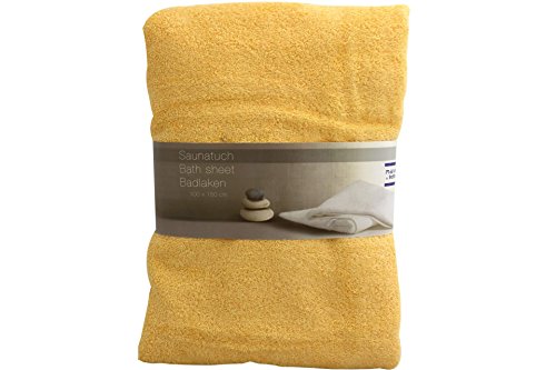Preisvergleich Produktbild Möve Sauna Handtuch 100 x 150 cm gelb Badetuch