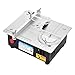 DEWIN Mini Table Saw for Crafts S3 Portable Precision Table Saw,96W mini Desktop Electric Saw 7 Speed Adjustable,DIY Model Crafts Cutting Tool for Wood Plastic Acrylic Cutting