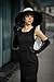 Women's Adjustable Black Wide Brim Wool Hat - Audrey Hepburn-Inspired Luxury Statement Hat - Old Money Fashion for Weddings, Derbies, Funerals - No Scarf Included (One-Size)
