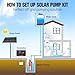 ECO-WORTHY Solar Well Pump Kit - 100W Solar Panel with 12V Deep Well Water Pump for Off-grid Living or Irrigation, Farm & Ranch-DELIVERY IN 2 PARCELS One