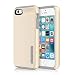 iPhone SE 5S 5 Case, Incipio iPhone SE 5S 5 Case DualPro Shockproof Hard Shell Hybrid Rugged Dual Layer Protective Outer Shell Shock and Impact Absorption Cover - Champagne/Grey
