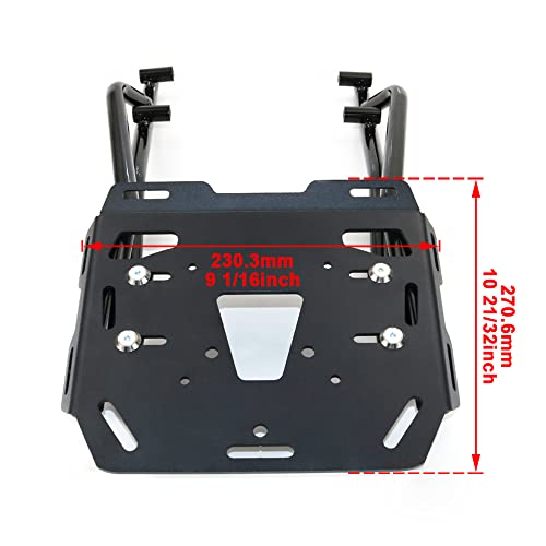 Porte-bagages Trident 660 en aluminium premium pour moto