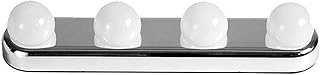 kyaoayo Kit de iluminación LED para espejo de maquillaje, bombillas inalámbricas, luces de llenado a pilas, luces de tocador de Hollywood con ventosa, montaje perfecto para baño