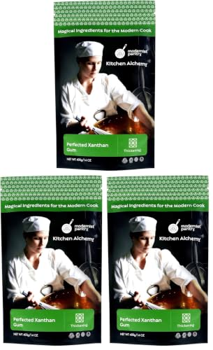 Image of Perfected Xanthan Gum Gluten-Free Vegan OU Kosher Certified - 400g /14oz (Pack of 3)