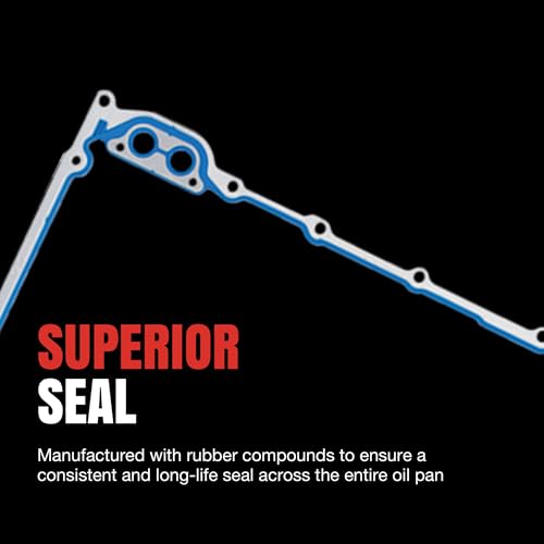 Image of FEL-PRO OS 34500 R Engine Oil Pan Gasket Set PermaDry Molded Rubber, Oil Pan SnapUps Included for Chevrolet K1500