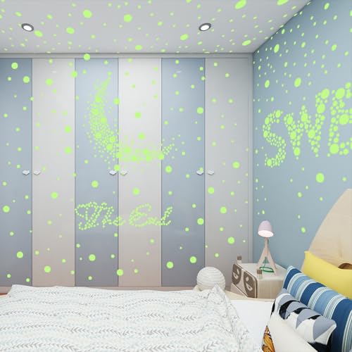 Adhesivos de Pared Fosforescentes 407 Piezas Verde miniatura 5