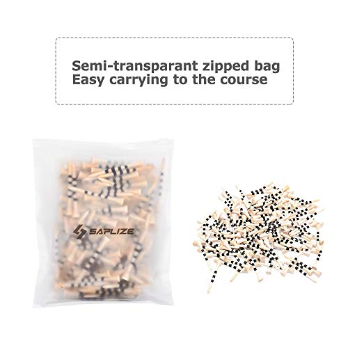 image for SAPLIZE Professional Bamboo Golf Tees 2-3/4'' Pack of 150PCS Reduce Fr