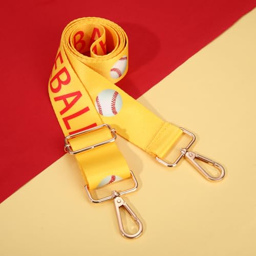 Image of NVENF Game Day Purse Strap Replacement Baseball Basketball Soccer Golf Crossbody Shoulder Bag Straps for Stadium Clear Purse (Style A)