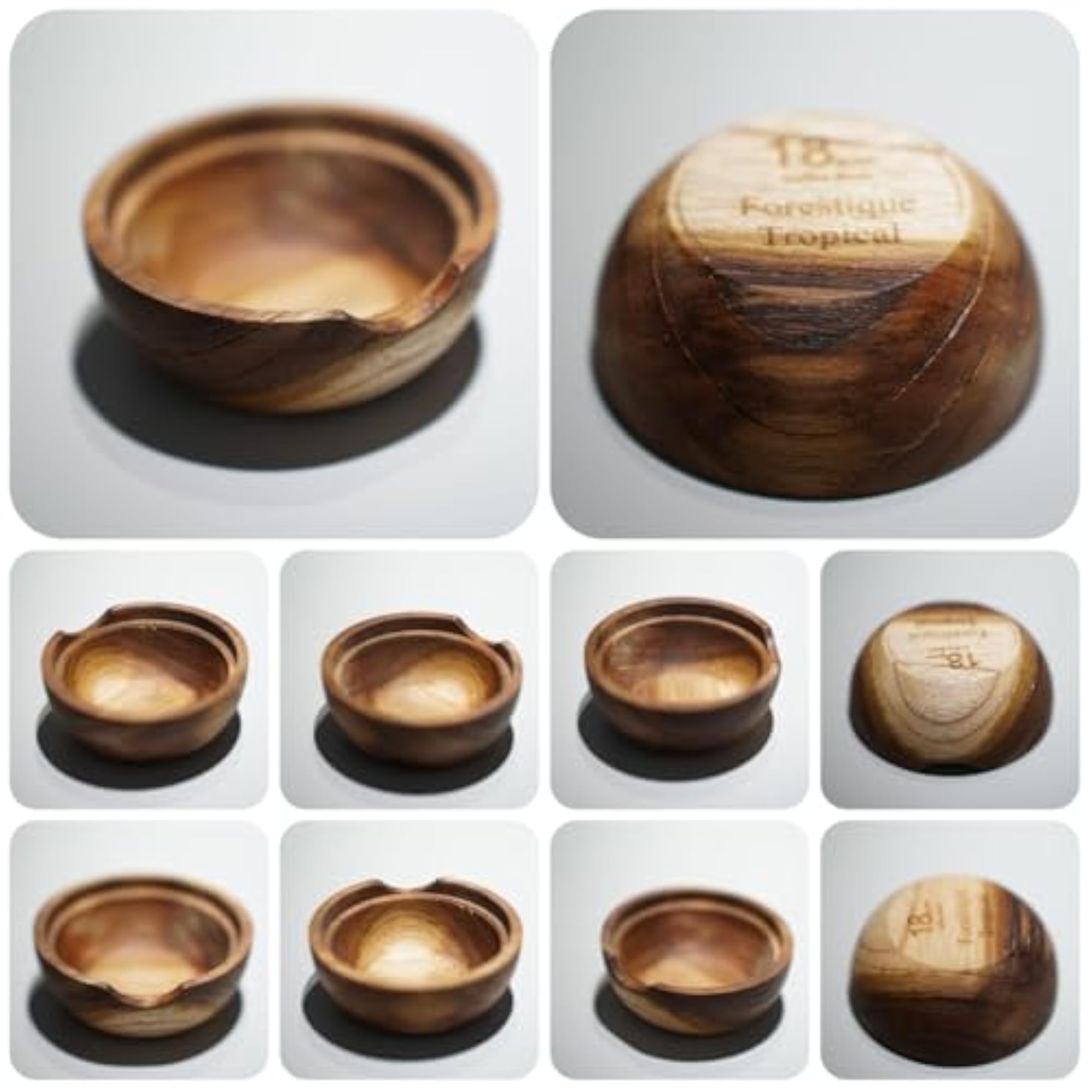 Rustic Wooden Coffee Dosing Cup Set