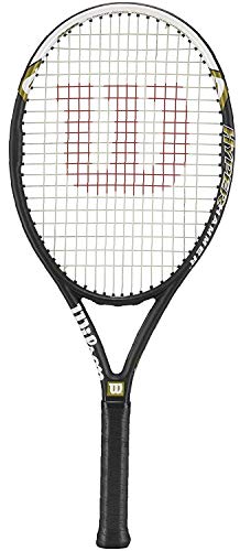 Wilson Hyper Hammer 5.3 Strung Tennis Racket (Black/White, 4 3/8) - New Wilson Hyper Hammer 5.3 Strung Tennis Racket (Black/White, 4 3/8) - New