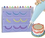 Perfecciona tus habilidades de glaseado y pastelería: este kit de práctica de decoración de pasteles es justo lo que necesitas para aprender las cuerdas y los básicos. Hay pasos detallados de enseñanza, no te preocupes por el aprendizaje.