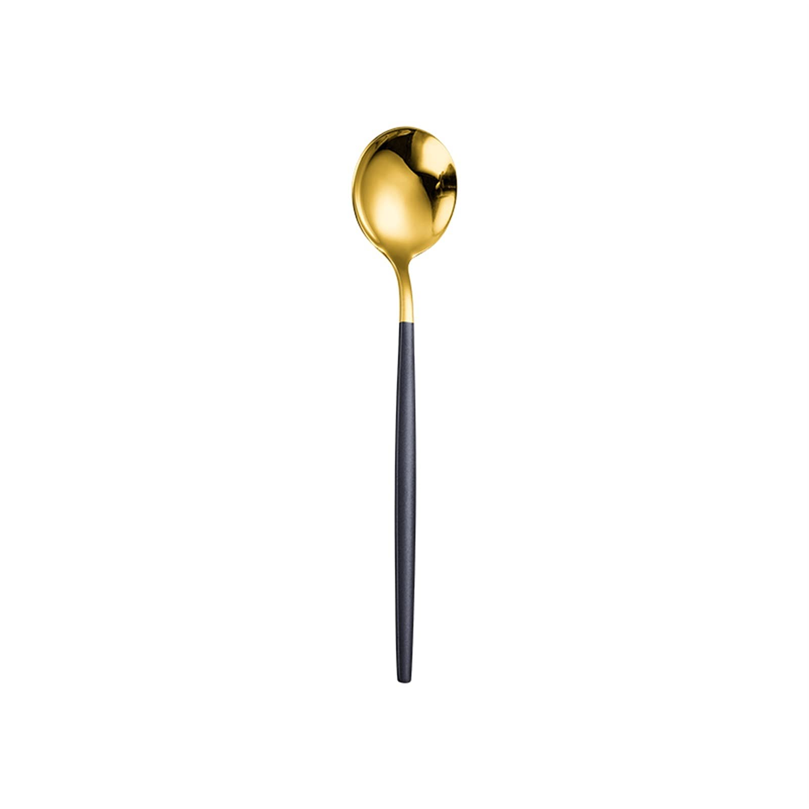 Couverts acier inoxydable 304 or noir pour service de table maison