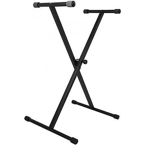 Supporto per tastiera BASIC, stabile, regolabile in altezza, ripiegabile