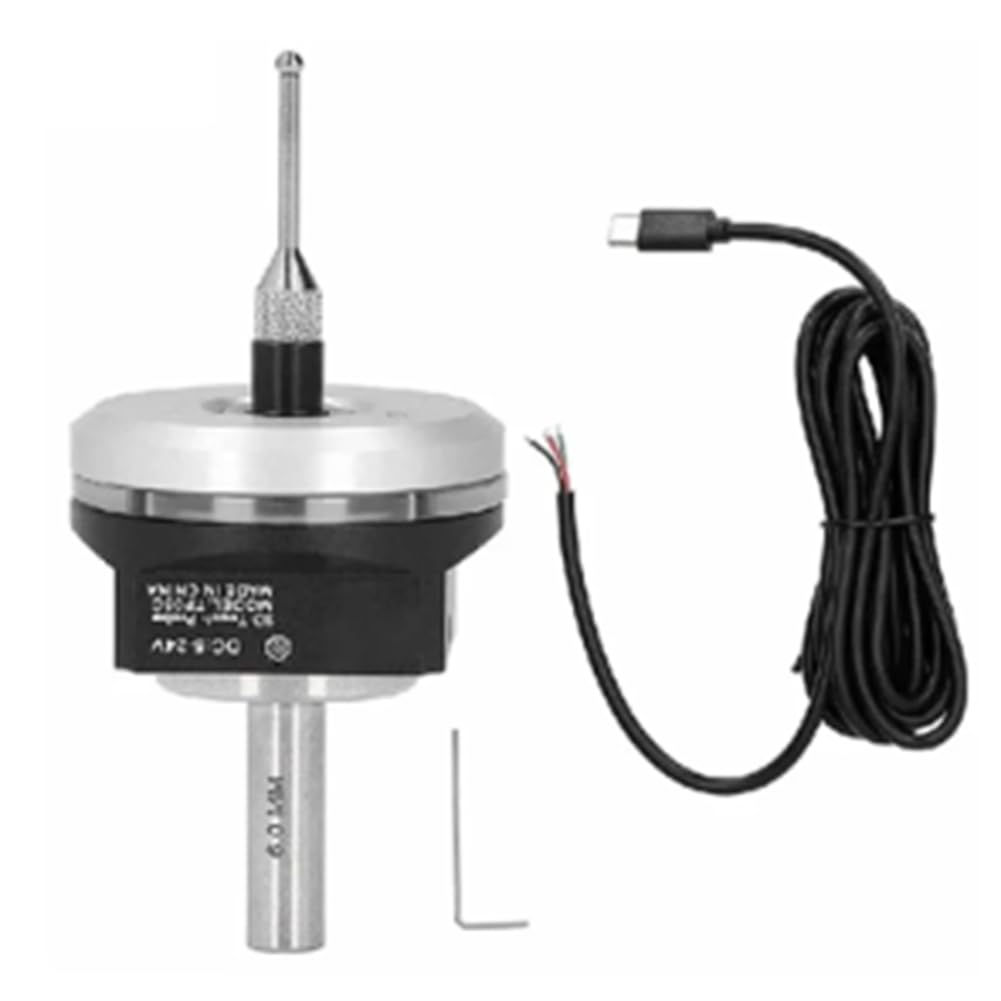 CNC Neueste V6 Anti-Roll 3D Touch Probe Kantenfinder zum Finden der Mitte Desktop-CNC-Sonde Kompatibel mit und Grbl A