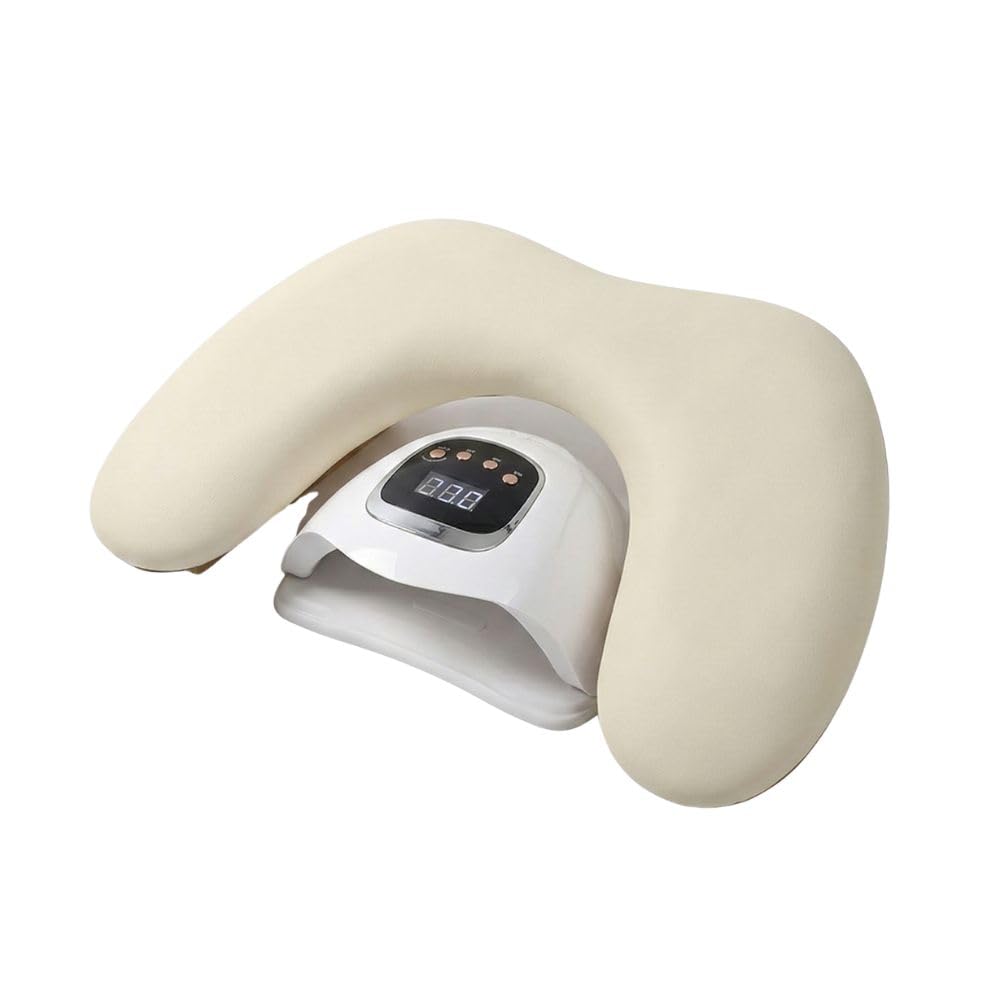 THR3E STROKES Armrest for Nails Tech Nail Hand Rest DIY Non-Slip Base Professional Practical Durable Accessories for Manicure Home Salon (BAMBOO PILLOW 36)-image-45