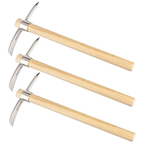 3 PCS Picos Mattock 16 Pulgadas Acero Inoxidable miniatura 1