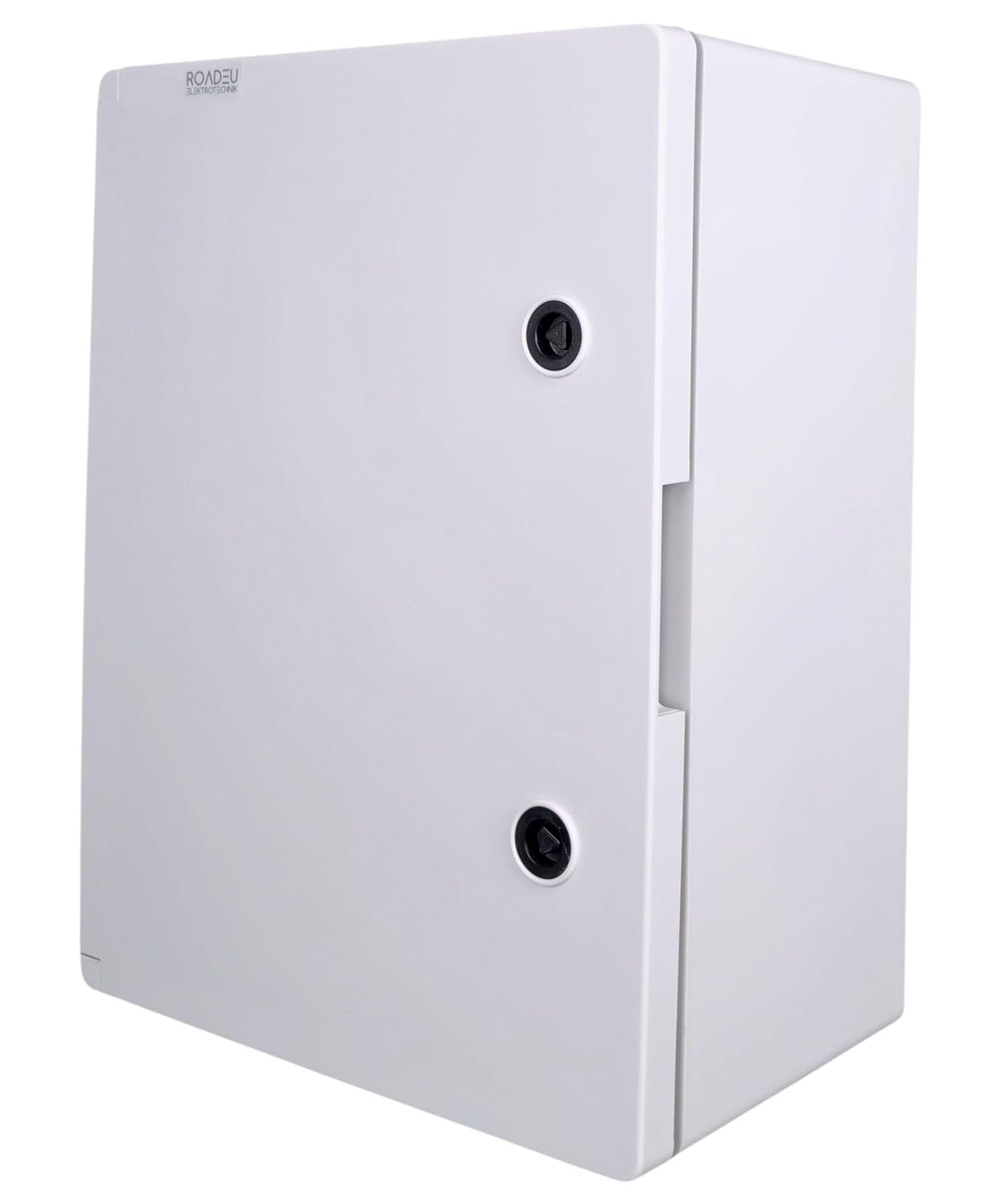 RoadEu – IP65 Weatherproof Electrical Enclosure 600x400x200mm – Lockable Wall-Mounted Plastic Cabinet with Glands, Galvanised Plate & DIN Rail – For Wiring & Outdoor Applications