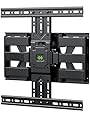 USX MOUNT Ultra Slim TV Wall Mount 37-75 Inch TVs Mount with Swivel and Tilt, Low Profile Full Motion Bracket with Articulating Dual Arms, Up to VESA 400X400 mm Max 16" Wood Studs, Holds 99lbs