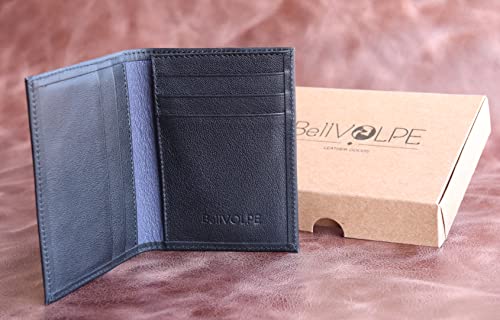 Carteira Masculina Slim Couro Legítimo (Preto)