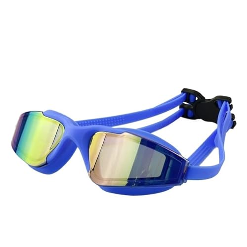[BSKUAJH] Waterproof Fog-proof Silicone Swimming Goggles Electroplated