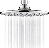 Soffione Doccia Rotondo 200mm Effetto Pioggia Acciaio Inox 304 Soffione Cromato
