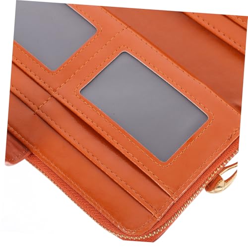 Oil Wax Leather Wallet Rfid Women's Zipper Clutch for Id Credit Cards Cash Pu Purse for Office Parties Gifts3