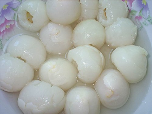 KC Commerce Premium Quality Lychee In Syrup EASY-OPEN CAN Product of THAILAND (Pack of 6)
