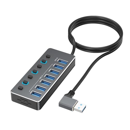 Concentradores USB de 7 puertos ordinarYone para organizar los cables de tu escritorio 2