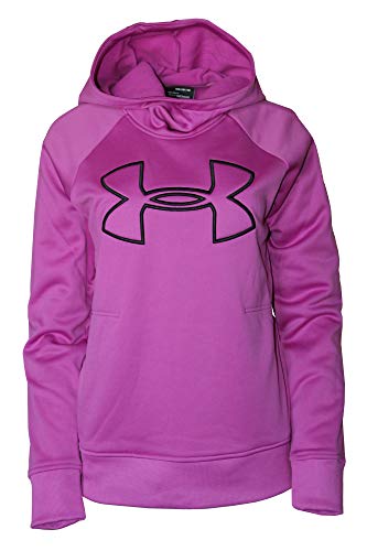 Under Armour Women's Big Logo Graphic Hoodie Athletic Pullover 1318396 (Fuchsia, M)