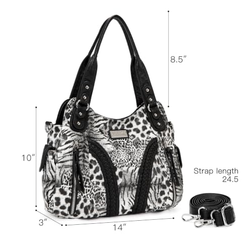 Image of Montana West Hobo Bag Soft Handbag with Crossbody Strap | Everyday Use Purses for Women, Large Capacity Handbag, Casual Hobo Bag