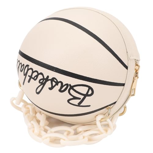 Basketball Shape Pu Leather Shoulder Handbag Novel Design For Women Girls Basketball Lovers2