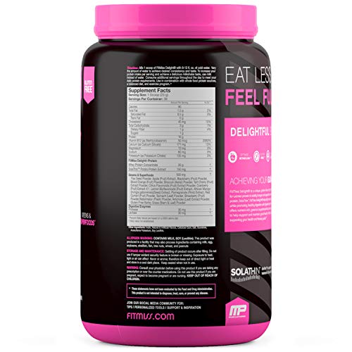 FitMiss Delight Protein Powder, Healthy Nutritional Shake for Women